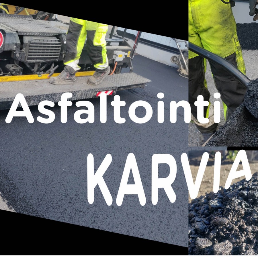 Asfaltointi Karvia - Asfalttialan työt Karvialla