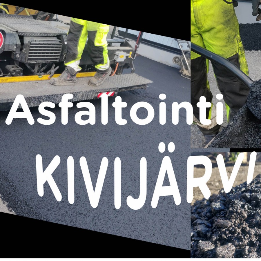 Asfaltointi Kivijärvi - Asfalttialan työt Kivijärvellä